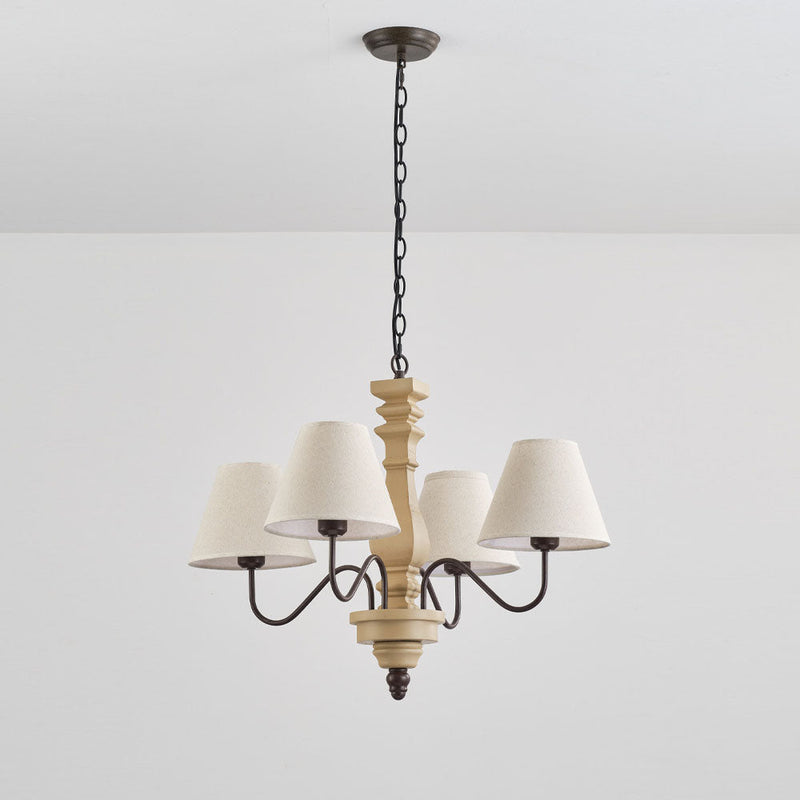 Adela Wood Chandelier-DWHOME