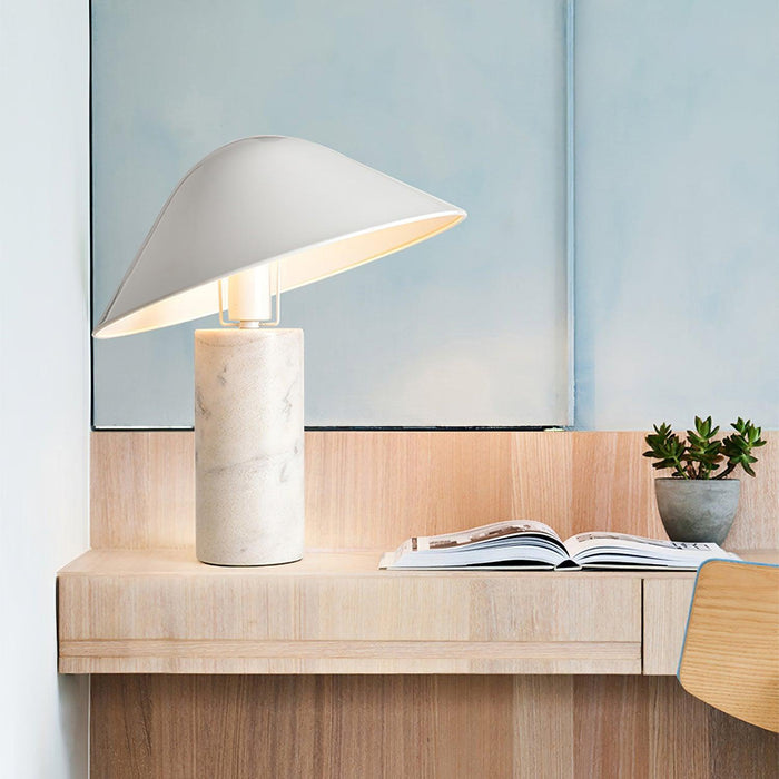 Adelaide Marble Table Lamp-DWHOME