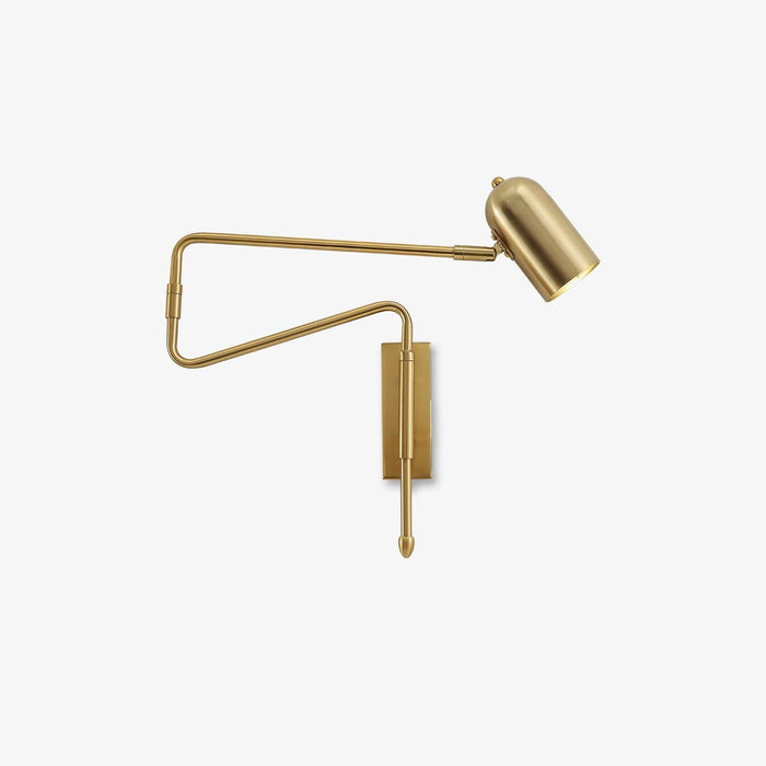 Adjustable Arm Plug In Wall Lamp-DWHOME