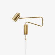 Adjustable Arm Plug In Wall Lamp-DWHOME