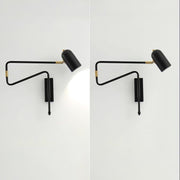 Adjustable Arm Plug In Wall Lamp-DWHOME