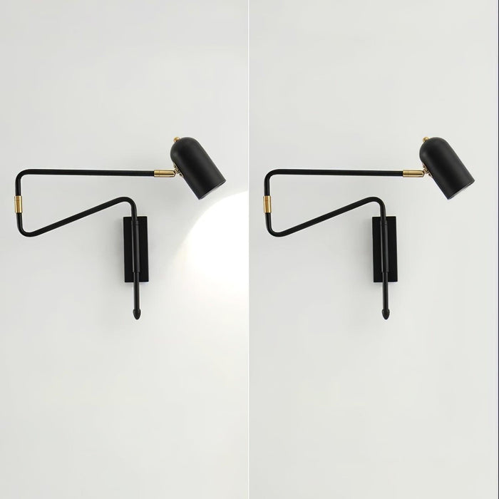 Adjustable Arm Reading Wall Lamp.