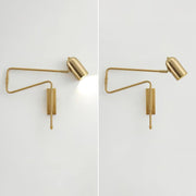 Adjustable Arm Plug In Wall Lamp-DWHOME