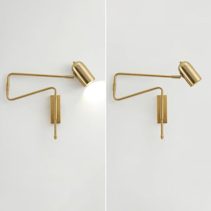 Adjustable Arm Reading Wall Lamp.