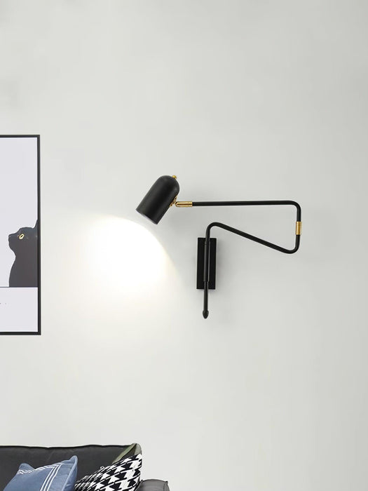 Adjustable Arm Reading Wall Lamp.