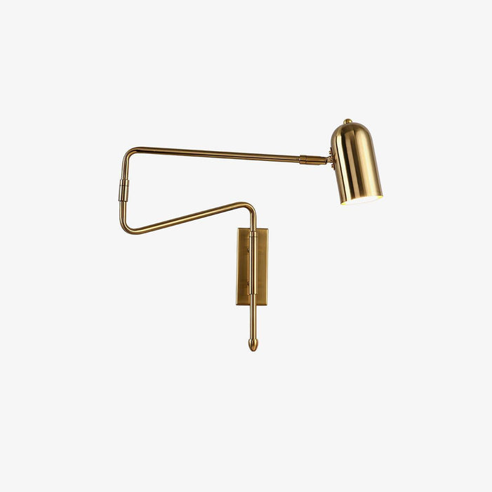 Adjustable Arm Plug In Wall Lamp-DWHOME