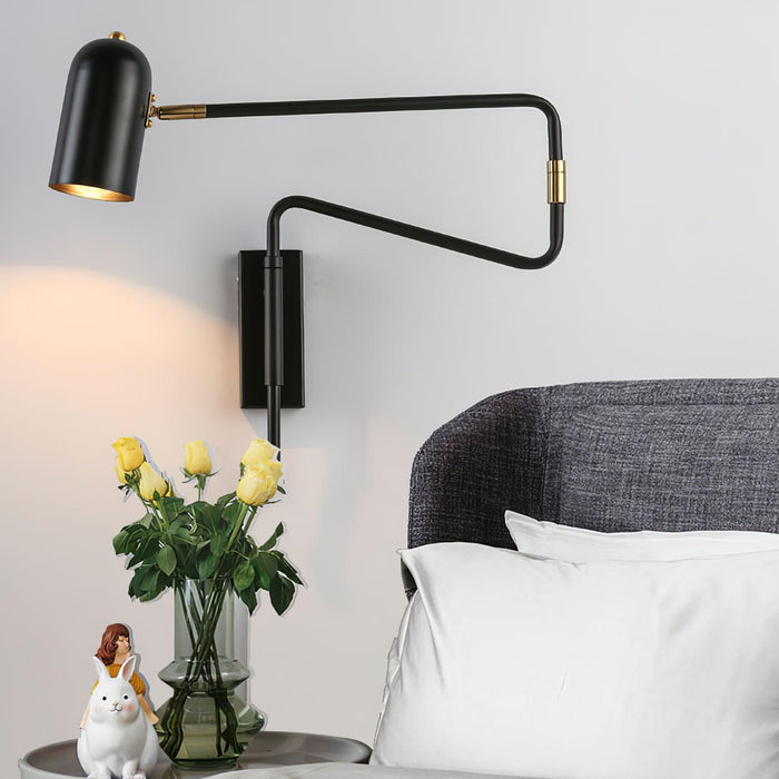 Adjustable Arm Reading Wall Lamp-DWHOME