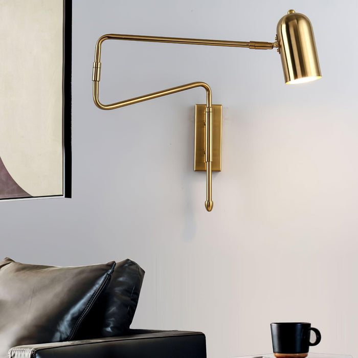 Adjustable Arm Reading Wall Lamp.