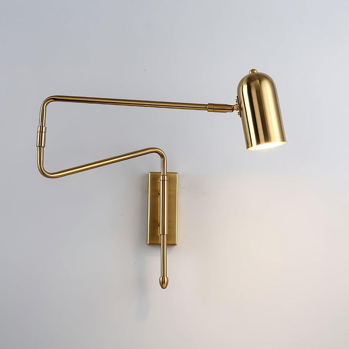 Adjustable Arm Plug In Wall Lamp-DWHOME