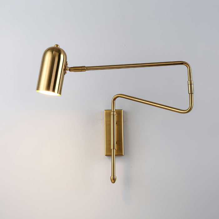 Adjustable Arm Plug In Wall Lamp-DWHOME