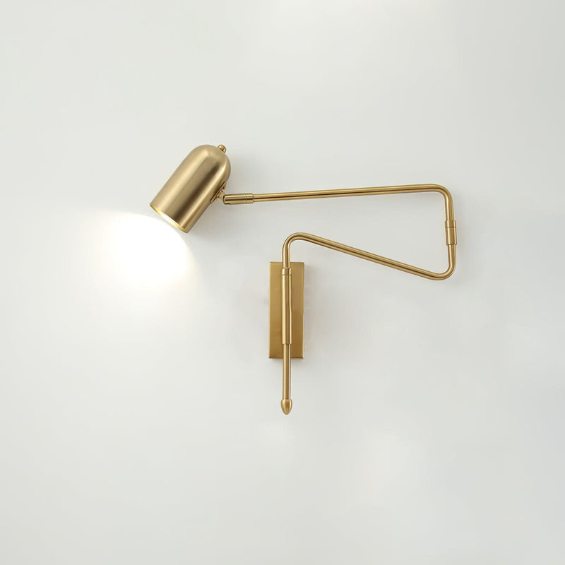Adjustable Arm Plug In Wall Lamp-DWHOME