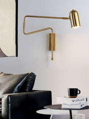 Adjustable Arm Plug In Wall Lamp-DWHOME