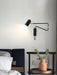 Adjustable Arm Plug In Wall Lamp-DWHOME