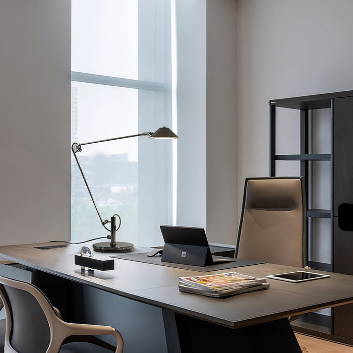 Adjustable Black Office Task Lamp-DWHOME