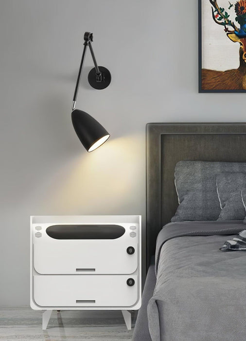 Adjustable Swing Arm Wall Lamp-DWHOME