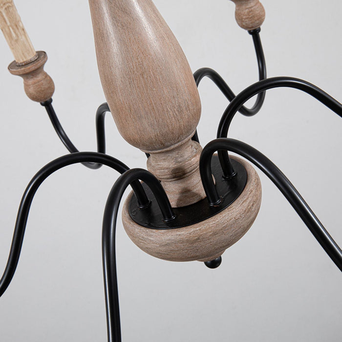 Afralia Wooden Chandelier-DWHOME