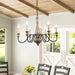 Afralia Wooden Chandelier-DWHOME