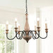 Afralia Wooden Chandelier-DWHOME