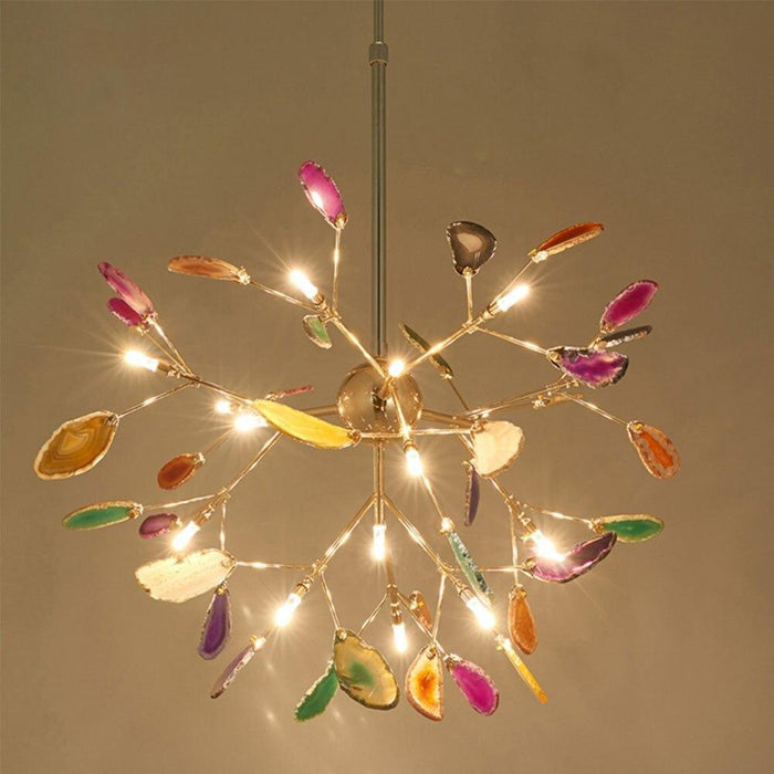 Agate Flake Chandelier.