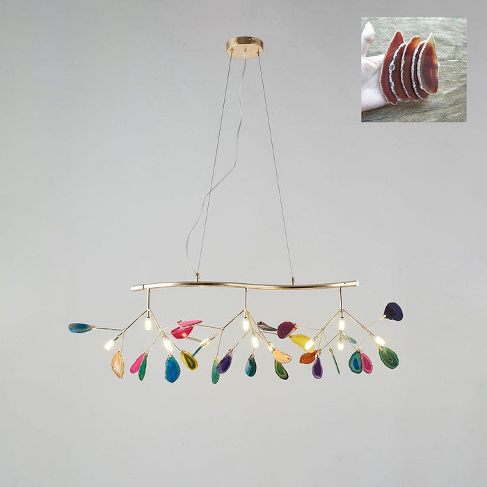 Agate Flake Chandelier - Vakkerlight