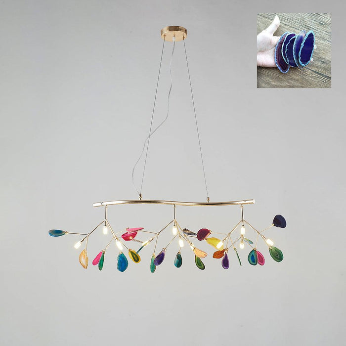 Agate Flake Chandelier - Vakkerlight