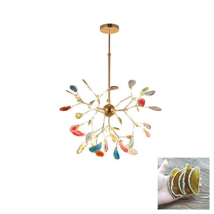 Agate Flake Chandelier - Vakkerlight