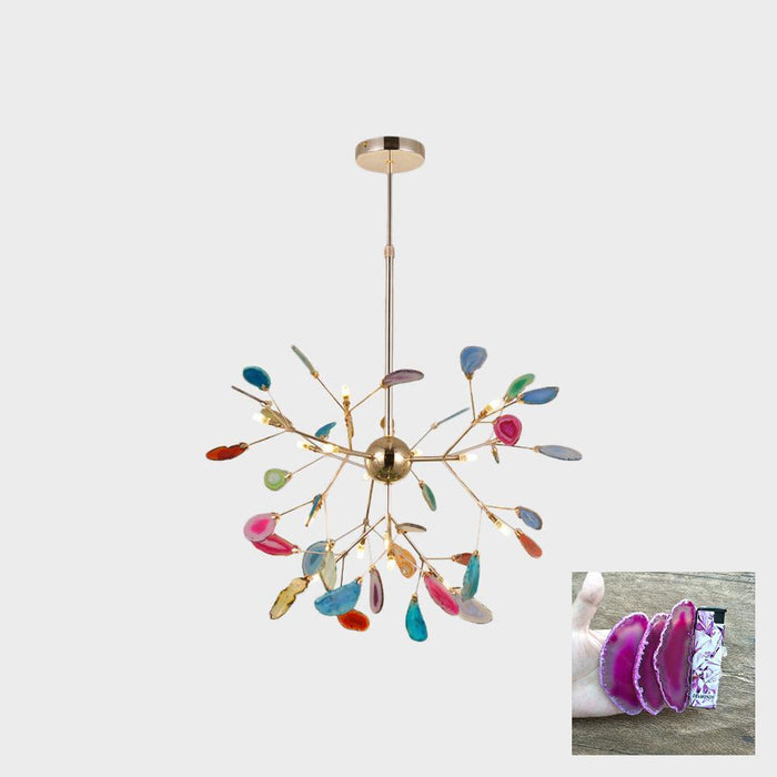 Agate Flake Chandelier - Vakkerlight