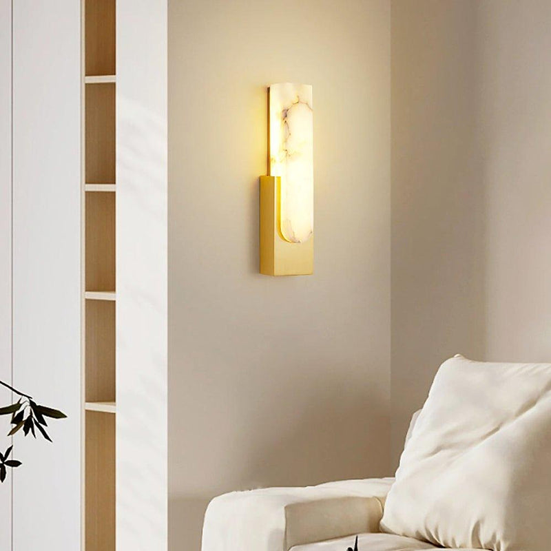 Agatha Alabaster Wall Lamp-DWHOME