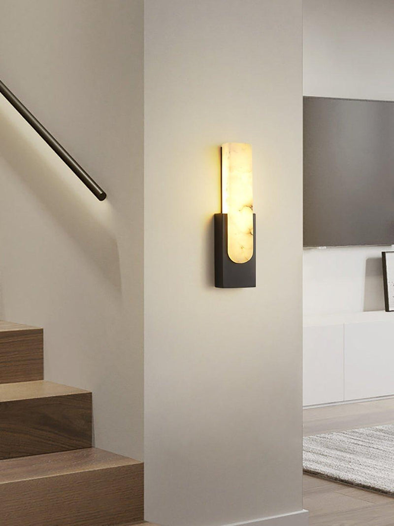 Agatha Alabaster Wall Lamp-DWHOME