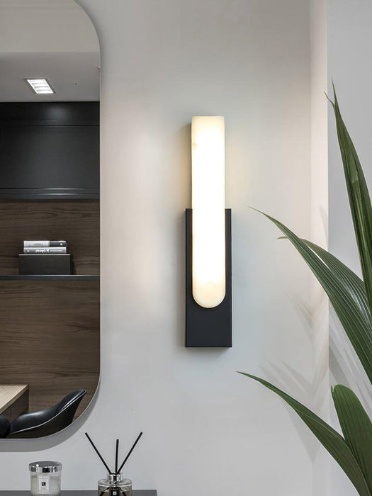 Agatha Alabaster Wall Lamp-DWHOME