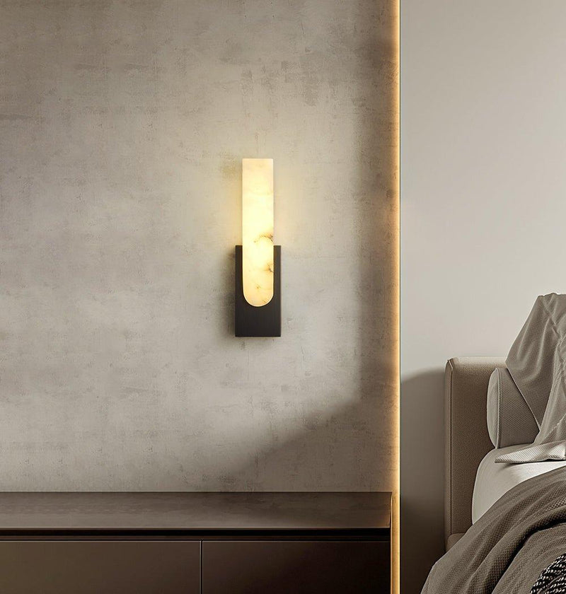 Agatha Alabaster Wall Lamp-DWHOME