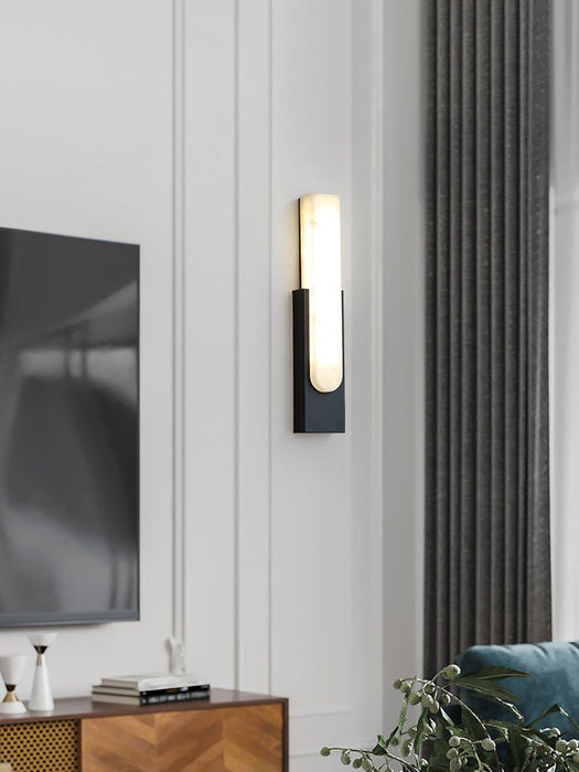 Agatha Alabaster Wall Lamp-DWHOME