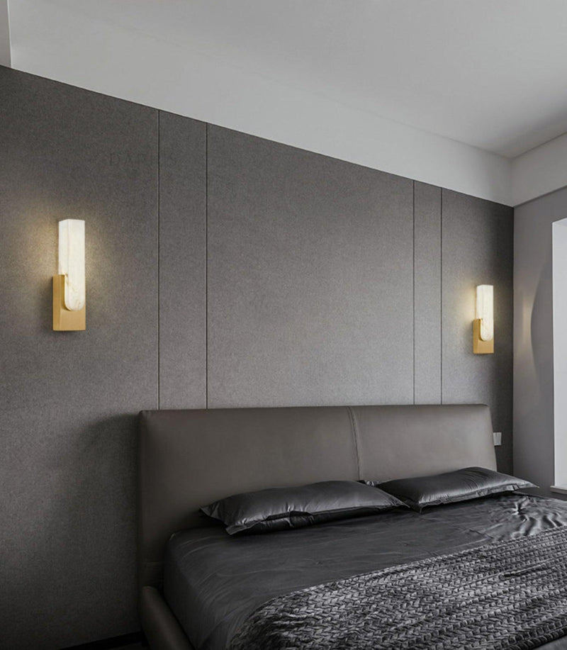 Agatha Alabaster Wall Lamp-DWHOME