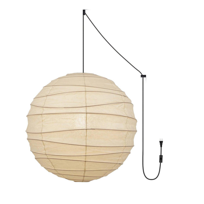 Washi Paper Pendant Swag Lamp - DWHOME