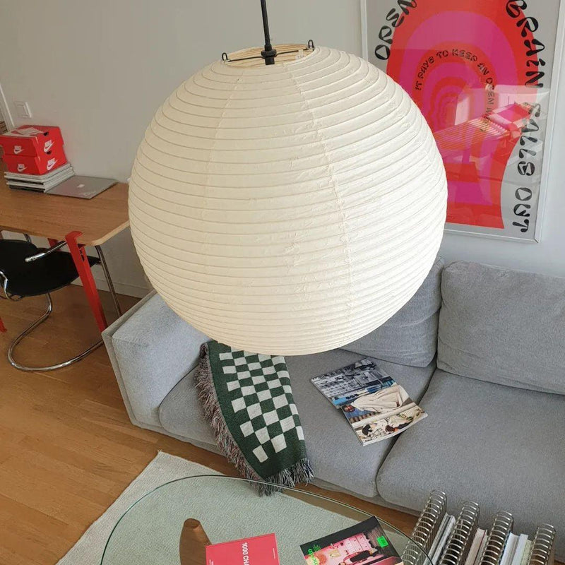 Washi Paper Round Series Pendant Lamp-DWHOME