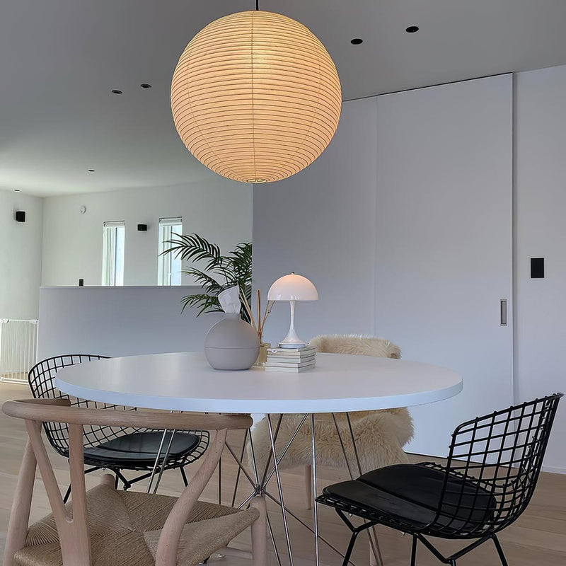 Washi Paper Round Series Pendant Lamp-DWHOME