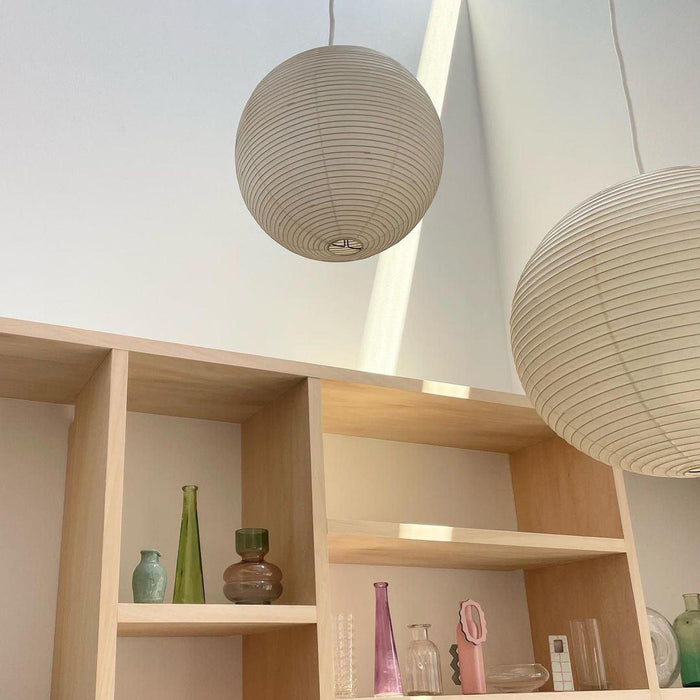 Washi Paper Round Series Pendant Lamp.