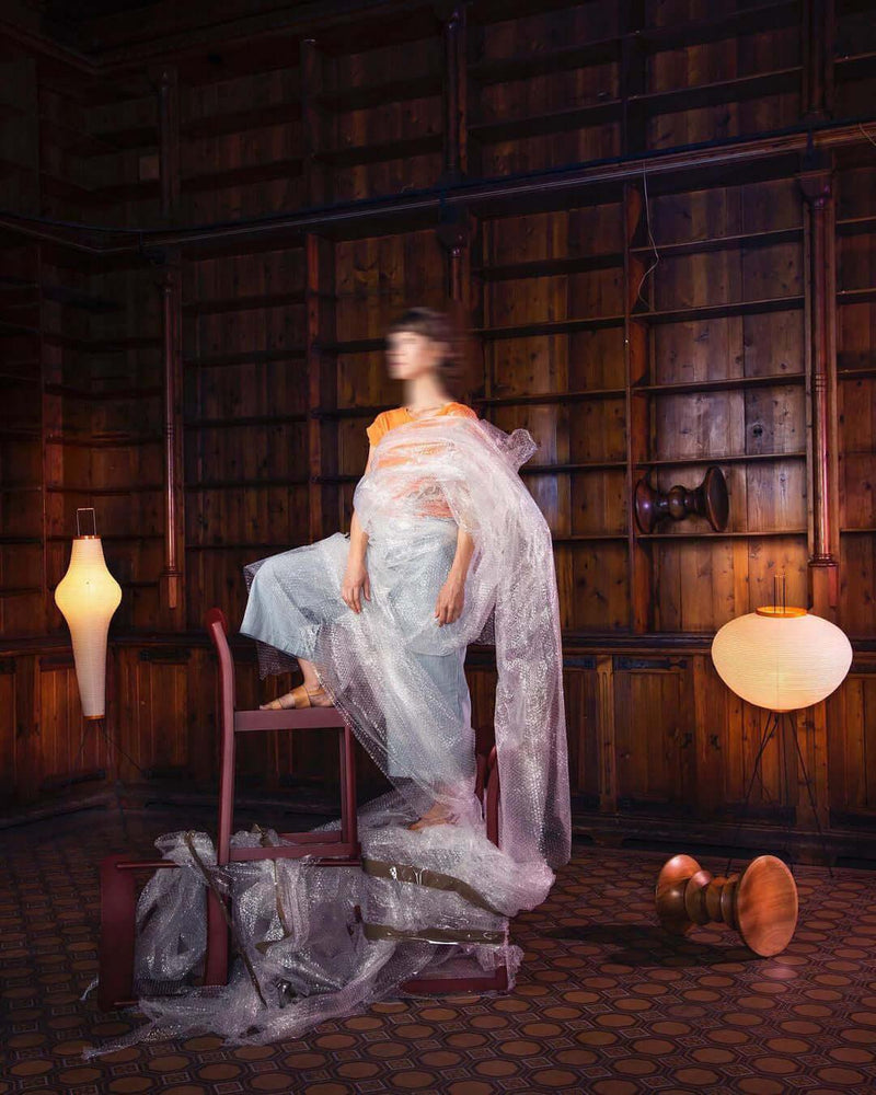 Rice Paper Floor Lamp-DWHOME