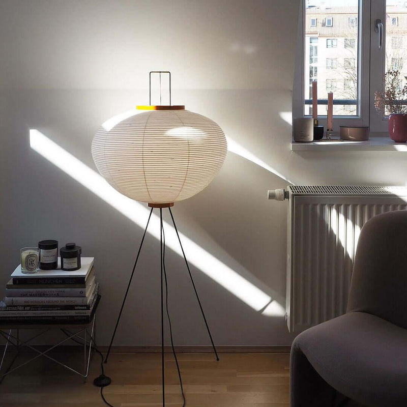 Rice Paper Floor Lamp-DWHOME