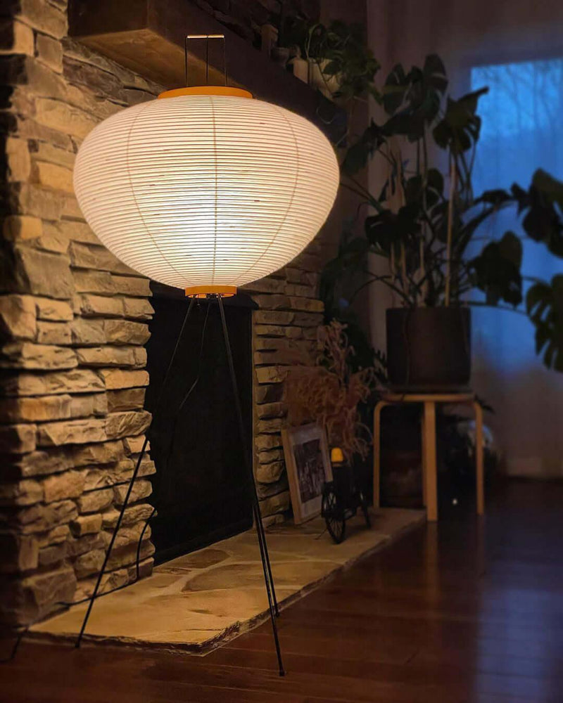 Rice Paper Floor Lamp-DWHOME