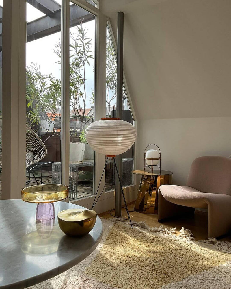 Rice Paper Floor Lamp-DWHOME