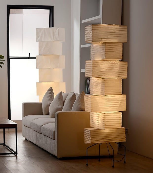 Lana Stacked Floor Lamp - DWHOME