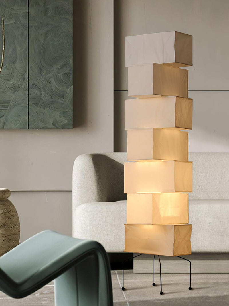 Lana Stacked Floor Lamp-DWHOME