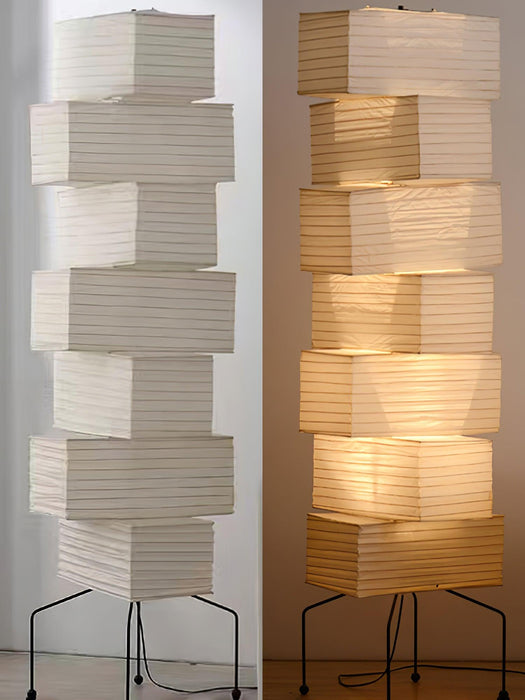 Lana Stacked Floor Lamp - DWHOME