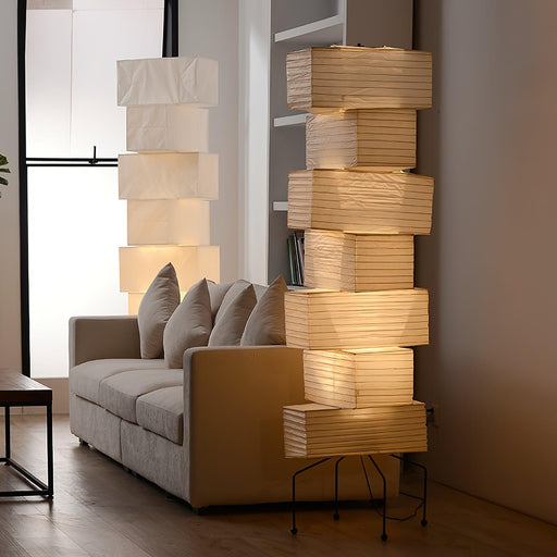 Lana Stacked Floor Lamp - DWHOME