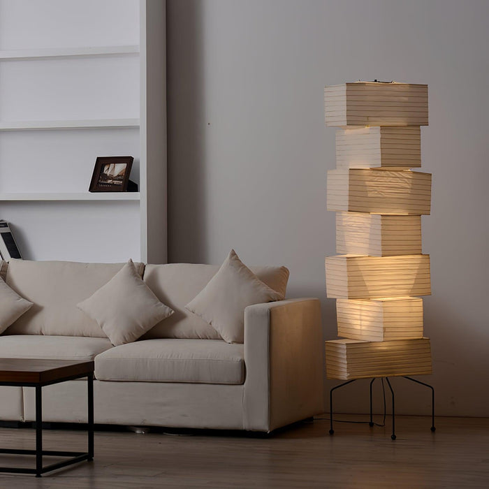 Lana Stacked Floor Lamp - DWHOME