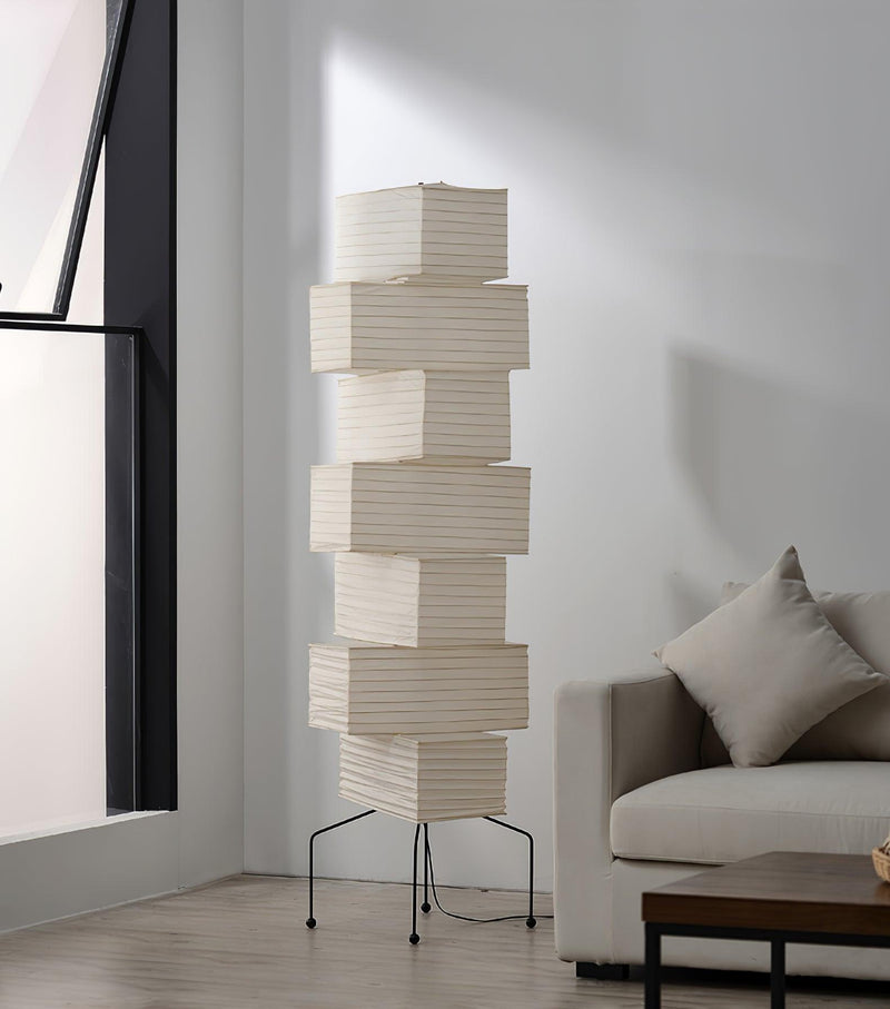 Lana Stacked Floor Lamp-DWHOME