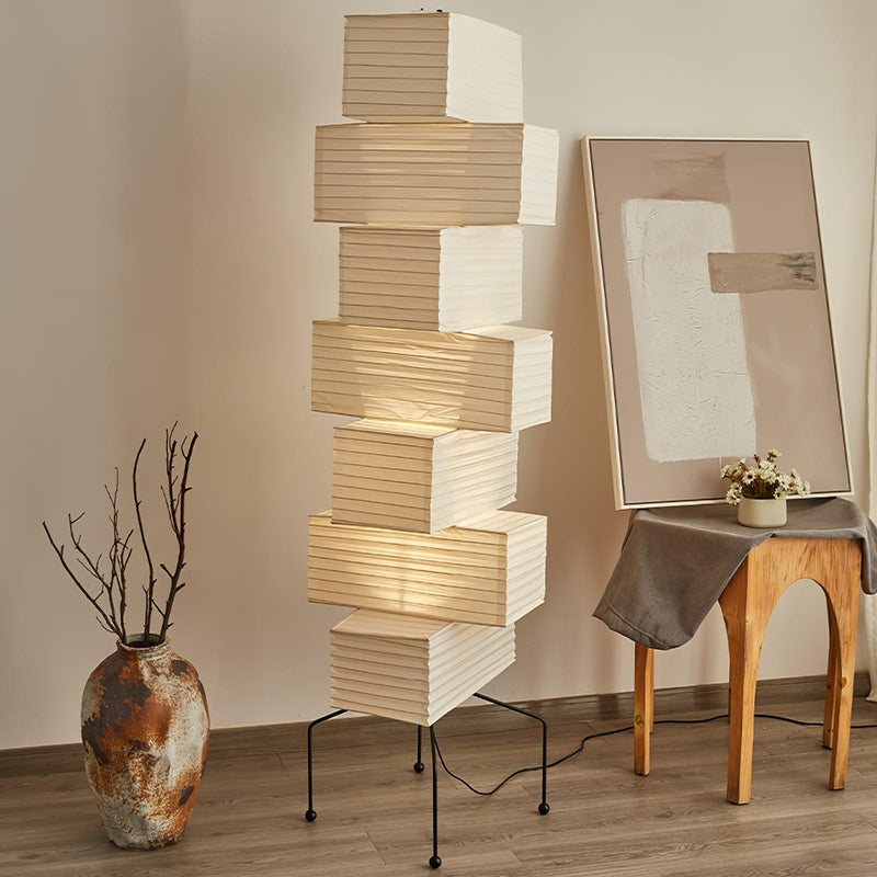 Lana Stacked Floor Lamp-DWHOME