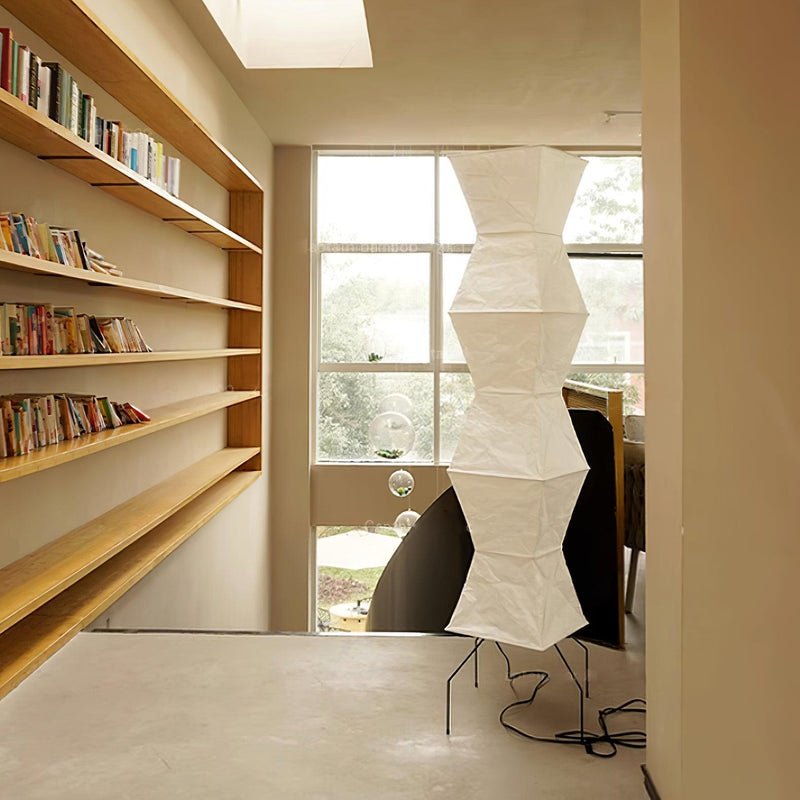 Rice Paper Floor Lamp-DWHOME