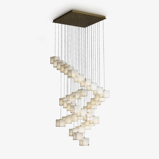 Alabaster Box Pendant Light-DWHOME
